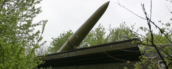 Самоходная пусковая установка (СПУ) оперативно-тактического ракетного комплекса Искандер-М - Sputnik Беларусь