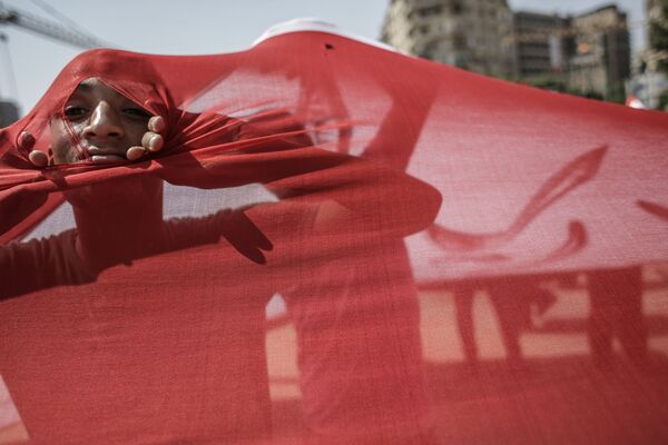Противники президента Мохаммеда Мурси на площади Тахрир - Sputnik Беларусь