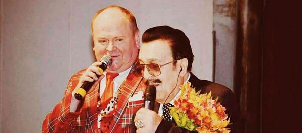 Артист театра, кино и эстрады Георгий Волчек и шансонье Вилли Токарев - Sputnik Беларусь