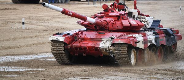 Белрусский экипаж на Танковом биатлоне - Sputnik Беларусь