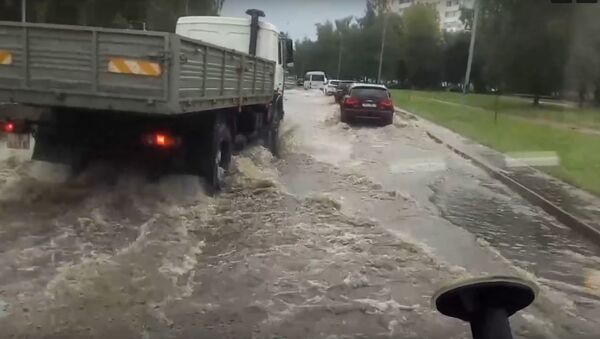 Могилев затопило после сильного ливня  - Sputnik Беларусь
