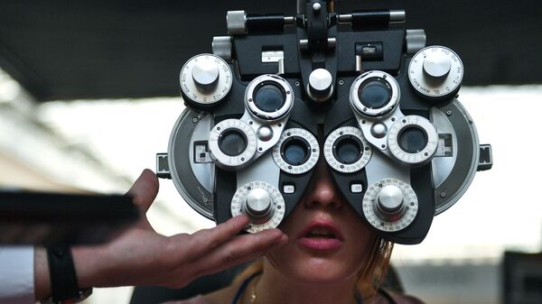 На приеме у офтальмолога, архивное фото - Sputnik Беларусь