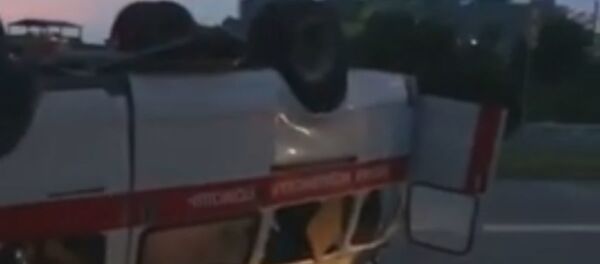 Скорая перевернулась в Ивацевичах - Sputnik Беларусь