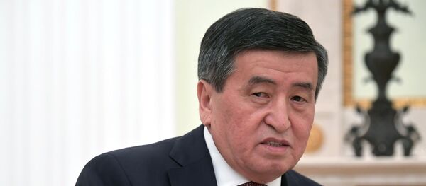 Президент Кыргызстана Сооронбай Жээнбеков - Sputnik Беларусь