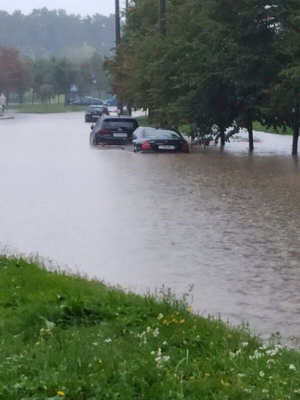 Минск затопило сильными ливнями – фото - Sputnik Беларусь