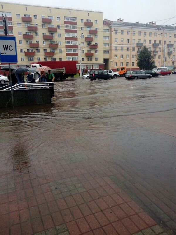 Минск затопило сильными ливнями – фото - Sputnik Беларусь