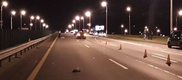 Смертельная авария на МКАД - Sputnik Беларусь