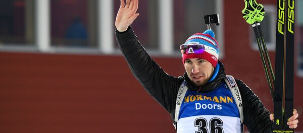 Российский биатлонист Александр Логинов  - Sputnik Беларусь