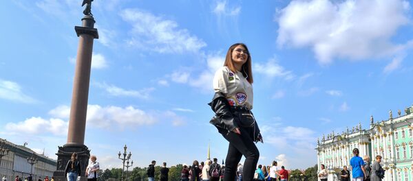 Участники конкурса Ты супер! посетили Санкт—Петербург - Sputnik Беларусь