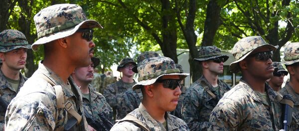 Американские военнослужащие на полигоне - Sputnik Беларусь