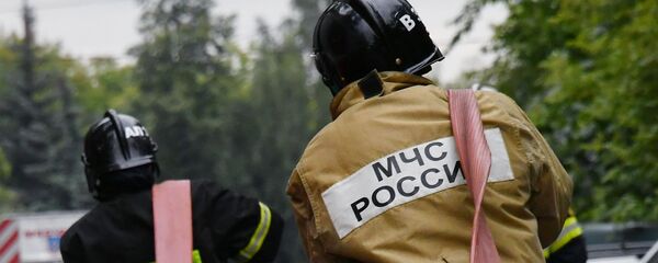 Сотрудники противопожарной службы МЧС России - Sputnik Беларусь