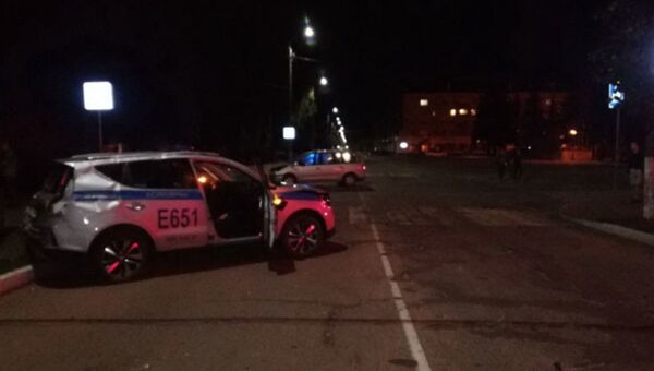 ДТП с участием милицейского авто произошло в Осиповичах  - Sputnik Беларусь