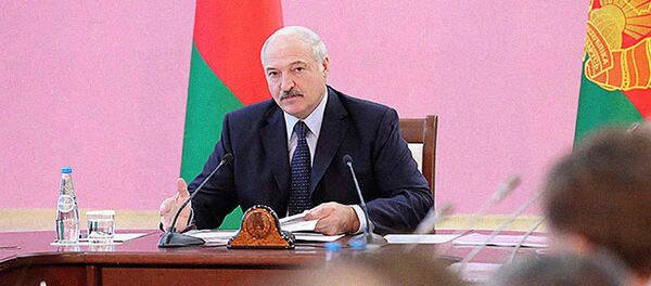 Аляксандр Лукашэнка ў час нарады аб развіцці паўднёва-ўсходніх раёнаў Магілёўскай вобласці, 14 жніўня 2019 года - Sputnik Беларусь