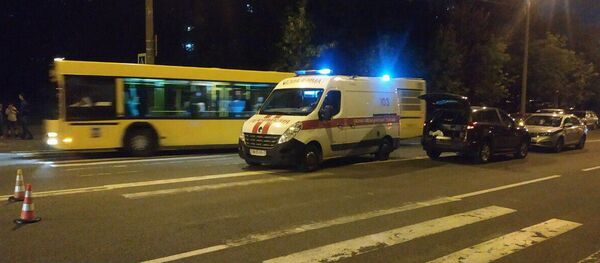 Место ДТП в Минске - Sputnik Беларусь