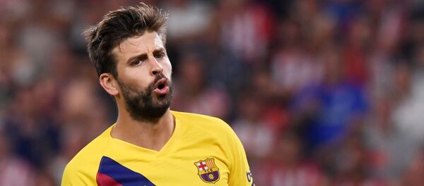 Защитник Барселоны Жерар Пике - Sputnik Беларусь