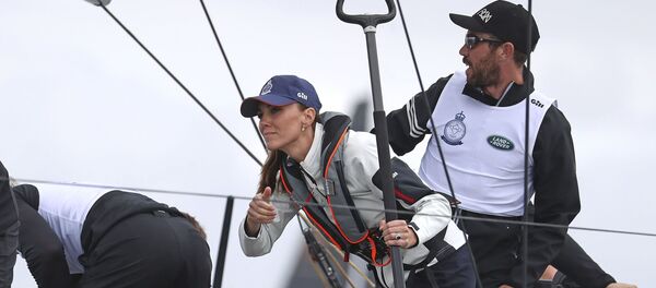 Герцогиня Кембриджская на регате Кубок короля - Sputnik Беларусь