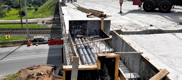 Ремонт путепровода на МКАД в районе улицы Скорины - Sputnik Беларусь