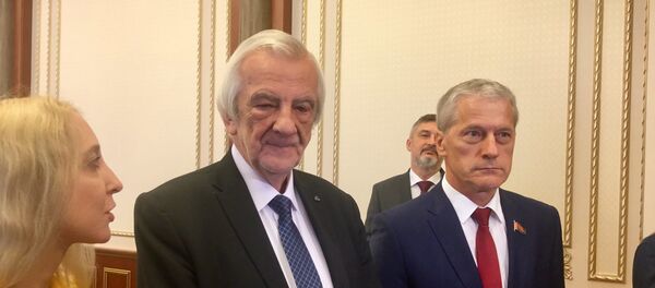 Віцэ-маршал Сейма Рэспублікі Польшча Рычард Цярлецкі і намеснік старшыні Палаты прадстаўнікоў Нацыянальнага сходу Беларусі Баляслаў Пірштук Віцэ-маршал Сейма Рэспублікі Польшча Рычард Цярлецкі і намеснік старшыні Палаты прадстаўнікоў Нацыянальнага сходу Беларусі Баляслаў Пірштук - Sputnik Беларусь