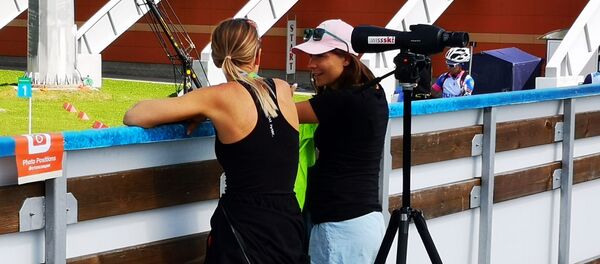 Олимпийская чемпионка по биатлону Надежда Скардино - Sputnik Беларусь