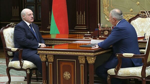 Встреча президента Беларуси Александра Лукашенко и премьер-министра Сергея Румаса  - Sputnik Беларусь