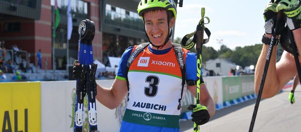 Беларус Лабастаў выйграў золата ў суперспрынце на летнім ЧС па біятлоне Беларус Лабастаў выйграў золата ў суперспрынце на летнім ЧС па біятлоне - Sputnik Беларусь