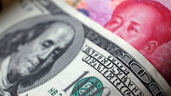 Американский доллар и китайский юань - Sputnik Беларусь
