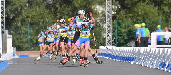 Женская гонка преследования в Раубичах - Sputnik Беларусь