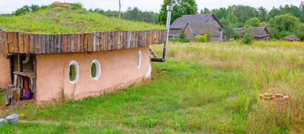 Сельчане уже привыкли к необычным домикам на опушке деревни - Sputnik Беларусь