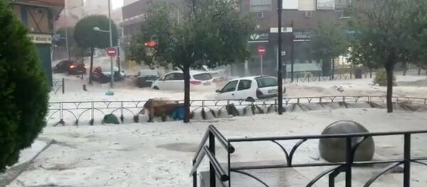 Наводнение в Мадриде - Sputnik Беларусь