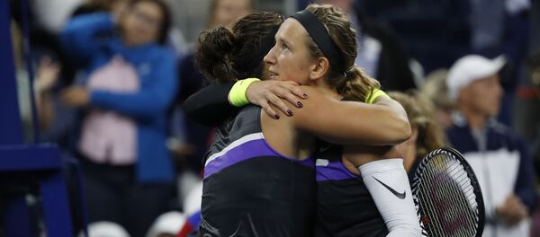 Теннисистки Виктория Азаренко и Арина Соболенко  - Sputnik Беларусь