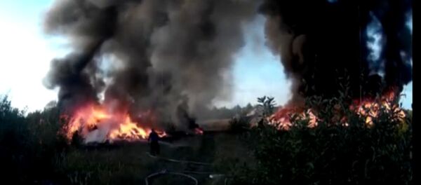 Производство искусственного меха горело в Жлобине  - Sputnik Беларусь