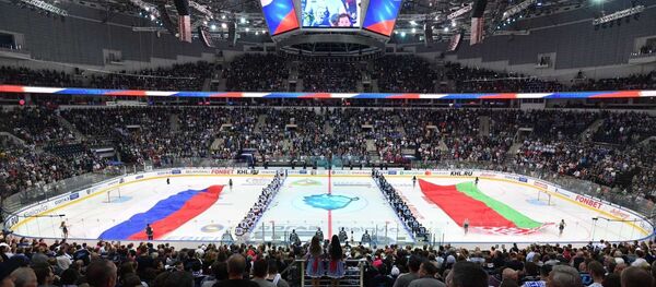 Матч минского Динамо против нижнекамского Нефтехимика - Sputnik Беларусь