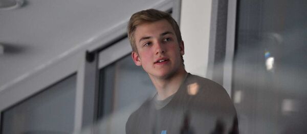 Николай Лукашенко в майке минского Динамо - Sputnik Беларусь