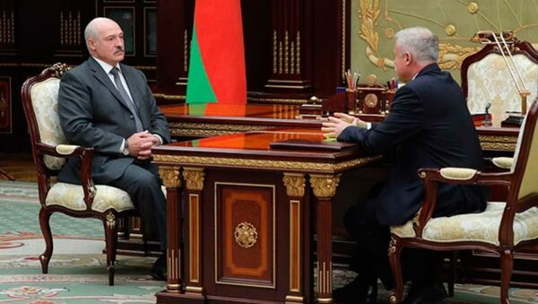 Президент Беларуси Александр Лукашенко встретился с главой Совбеза Станиславом Засем - Sputnik Беларусь