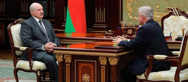 Президент Беларуси Александр Лукашенко встретился с главой Совбеза Станиславом Засем - Sputnik Беларусь