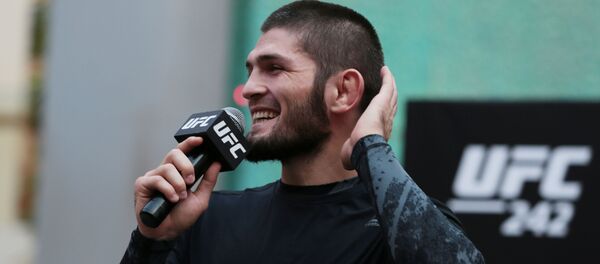 Российский чемпион UFC Хабиб Нурмагомедов - Sputnik Беларусь