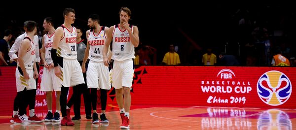 Игроки сборной России по баскетболу Игроки сборной России по баскетболу - Sputnik Беларусь