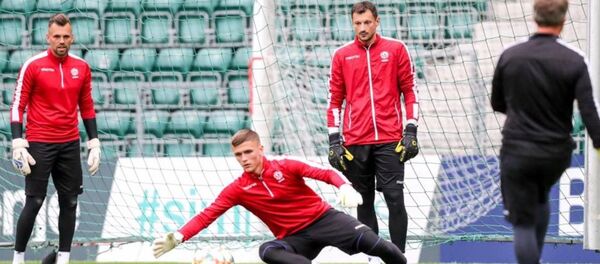 Тренировка сборной Беларуси по футболу  - Sputnik Беларусь