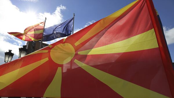 Флаг Северной Македонии - Sputnik Беларусь