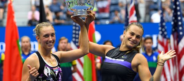 Сабаленка і Мертэнс перамаглі на US Open у парным разрадзе Сабаленка і Мертэнс перамаглі на US Open у парным разрадзе - Sputnik Беларусь