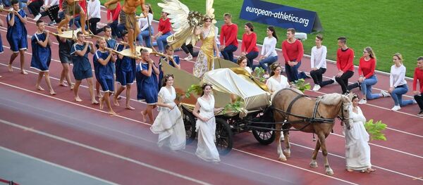 Церемония открытия матча Европа - США - Sputnik Беларусь