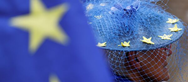 На демонстрации в Лондоне - Sputnik Беларусь