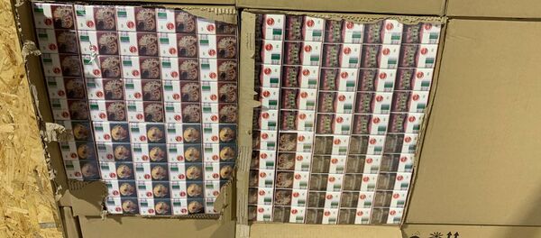 Таможня Литвы нашла в фуре белорусские контрабандные сигареты на €2 млн - Sputnik Беларусь