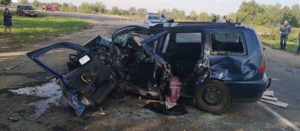 На месте ДТП - Sputnik Беларусь