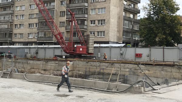 Закопать скелет станции в районе улицы Сухой метростроевцы планируют в октябре - Sputnik Беларусь