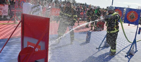 Соревнования спасателей в Минске - Sputnik Беларусь