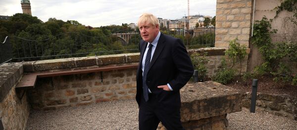 Борис Джонсон в Люксембурге - Sputnik Беларусь