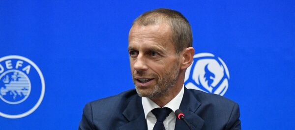 Президент УЕФА Александер Чеферин Президент УЕФА Александер Чеферин - Sputnik Беларусь