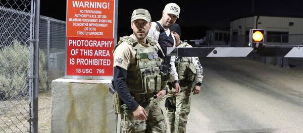 Военные охраняют ворота Зоны 51 - Sputnik Беларусь