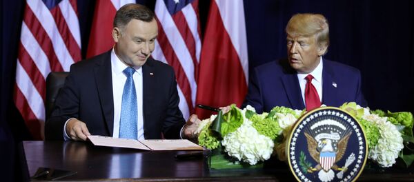 Дональд Трамп и Анджей Дуда - Sputnik Беларусь